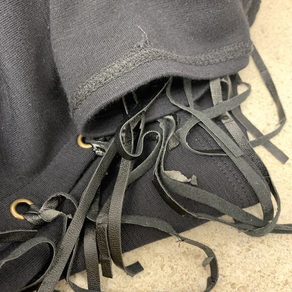 Moussy Blank Mini Fringe Body Con Skirt Size One Size - Picture 5 of 5